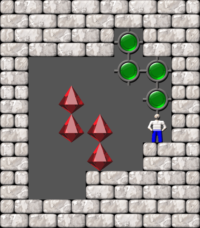 Сокобан More Bugs collections уровень 35
